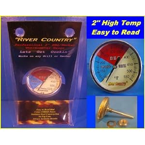 Click here to buy 2 RC BBQ Grill Smoker Thermometer Gauge 100-550 with Stands Grill Start-up *Free Shipping*.