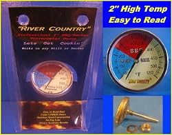 2" RC BBQ Grill Smoker Thermometer Gauge 100-550 with Stands Grill Start-up
