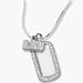 Louisiana State (LSU) Tigers 3/16 LSU on Sterling Silver Mini Dog Tag Necklace