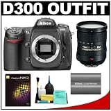 Nikon D300 Digital SLR Camera Body with Nikon 18-200mm VR DX Lens + Nikon Capture NX2 Photo Editing Software + EN-EL3e Battery + Cleaning Kit