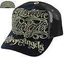 CHRISTIAN AUDIGIER Ed Hardy Smet City of Angels Tattoo Trucker Hat Navy Blue/Gold