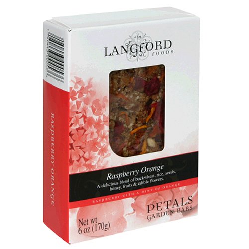 Langford Petals Garden Bars, Raspberry Original, 6-Ounce Box (Pack of 3)