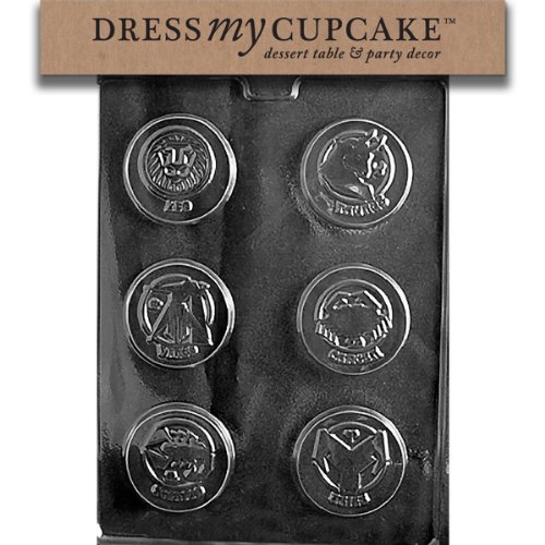 Dress My Cupcake DMCM196A Chocolate Candy Mold, Zodiac Box Set