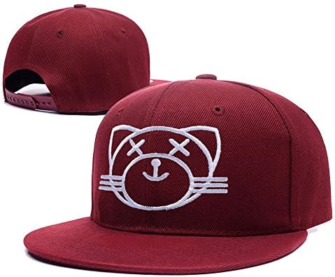 DEBANG Kiss Land Cat XO The Weeknd Logo Adjustable snapback Embroidery Hats Caps - Red