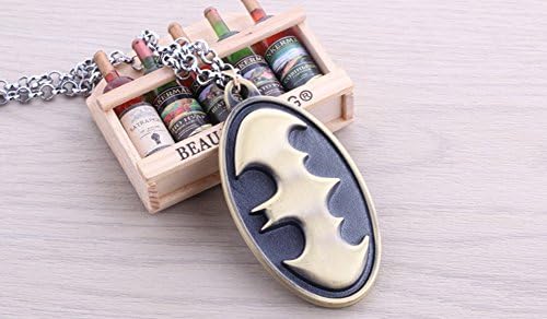 LAM Sue New Hot BATMAN Retro Punk Christmas Birthday Gift Pendant Jewelry Charm Necklace