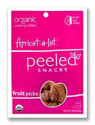 Peeled Snacks Apricot-a-lot, 1.45-Ounce Pouches (Pack of 10)