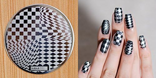 1 Piece Hive Flower Pattern Nail Art Image Plate Stamper Stamping