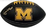 Desmond Howard Signed Michigan Black Logo Roadster Football
