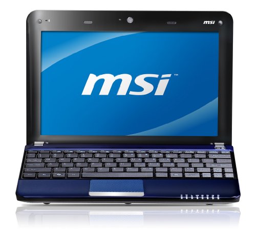 Msi Wind U135 10 Inch Netbook (intel Atom N450 1.66ghz, 1gb, 160gb, Wlan, Webcam, 6 Cell Battery, Win 7 Starter) - Black Picture