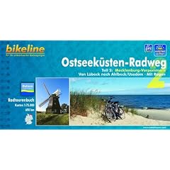 Bikeline Radtourenbuch, Ostseek�sten-Radweg Teil 2: Von L�beck nach Ahlbeck/Usedom. Mit R�gen: Von L�beck nach Ahlbeck/Usedom. Mit R�gen. Radtourenbuch und Karten 1:75.000, wetterfest/rei�fest