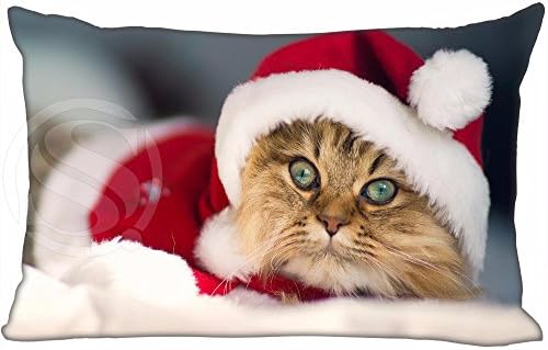 T68 NEW christmas kitty Pillowcase 16x24Inch (two sides)Comfortable pillow cover the best gift 819#t!wz68
