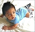 Baby Leggies Organic Cotton (black and white stripes)