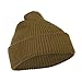 Solid Plain Watch Cap Beanie - Dk Brown
