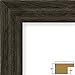 Craig Frames 1.5DRIFTWOODBK 18x24 Picture/Poster Frame, Wood Grain Finish, 1-1/2-Inch Wide, Distressed Black