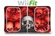 New Protective Skin for Nintendo Wii Fit Balance Board with E Shock impact protection - Bonecollector Red