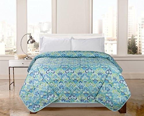 Regal Home Bedspreads - Quilts with Modern Box Stitch Design - Full/Queen Coverlets or Comforters