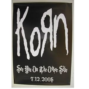 Korn Concert Poster