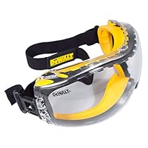 DEWALT DPG82-11 Concealer Clear Anti-Fog Dual Mold Safety Goggle
