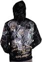CHRISTIAN AUDIGIER Ed Hardy Mens Tattoo Hoodie Shirt Sweatshirt Jacket Black