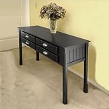 Winsome Black Oak Park Console Table