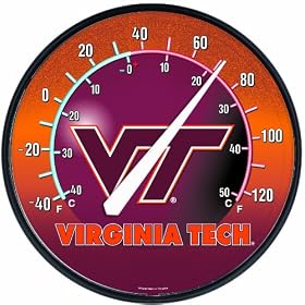 NCAA Virginia Tech Hokies Thermometer