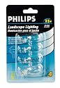 Philips Landscape Lighting 11-Watt 12-Volt Wedge Base Clear 4 Pack