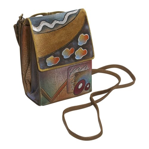 Anuschka Mini Sling Organizer Abstract Twilight