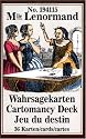 Mlle. Lenormand Wahrsagekarten: Cartomancy Deck. Jeu du destin