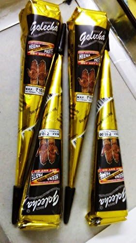 4 Black X Quick Dry Temporary Tattoo Body Art Cones, Ready to Use, Kit for Beginners, Instant super fast color and stays for 3-4 days.