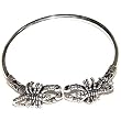 Girls Gift Sterling Silver Cuff Bracelets 2.1 inches (brclt167)
