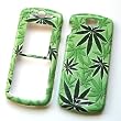 Motorola SLVR L7c Snap On Protector Hard Case Image Cover Green Marijuana 69