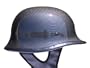 German Motorcycle Biker Half Helmet Carbon Fiber Finish DOT