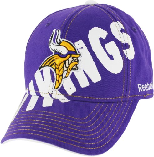 Minnesota Vikings Team Primary Color Structured Adjustable Baseball Cap