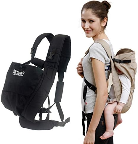 Zasa Cotton Kid Toddler Children Baby Carrier Collection Sea Skipper Travel Stowaway (Black)
