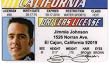Jimmy Johnson Fake Drivers License