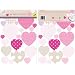 FunToSee Sweethearts Room Stickers, Pack of 44