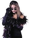 Dark Purple Turkey Feather Boa Flapper Goth Gothic Costume Accessory