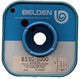 Electrical Wire: Belden 8530 1000 foot Brown 22 AWG Solid Hook-up Wire