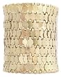 Gorgeous ZAD 8 Lined Gold Disc XX-Wide Cuff Bracelet ~ FEATURED ON GOOD MORNING AMERICA!