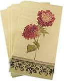 3 Pack ~ Jardin Botanique Provence Paper Napkins or Paper Guest Towels, 4.25 by 8 (folded), pack of 15