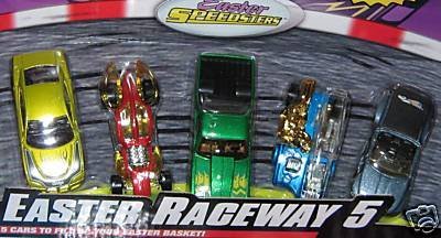 Hot Wheels Easter Speedsters Set of 5 Cars To Fill Up Your Easter Basket
