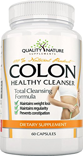 Colon Healthy Cleanse - Weight Loss Digestive Cleanser. Quality Nature Colon Healthy Cleanser Is a Complete Cleansing Formula for Your Body. Helps Eliminate Impurities, Toxins and Waste. 100% Natural with Aloe Vera (Leaf)
