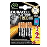 Duracell - Pile Alcaline - Plus Power - AAA - 4 + 2 Gratuites