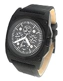 Guess Multi Functions Date Leather Band Mens Watch - U12515G1