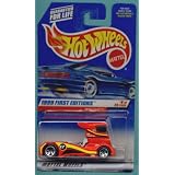 Mattel Hot Wheels 1999 First Editions 1:64 Scale Red Semi-Fast Die Cast Car #008
