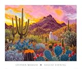 August Evening Art Poster Print by Stephen Morath, 32x27