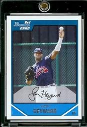2007 Bowman Draft Draft Picks # BDPP54 Jason Heyward (RC) - Atlanta Braves - Rookie Baseball Card in a Protective Display Case