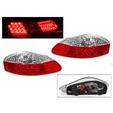 A Pair of Depo Red and Clear lense LED Tail Lights - Porsche Boxster 1997-2004 by Depo