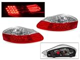 A Pair of Depo Red and Clear lense LED Tail Lights - Porsche Boxster 1997-2004