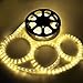 Yescom Delight 50ft LED Rope Light Home Holiday Party Disco Restaurant Cafe Decor 2 Wire 540pcs Bulbs Warm White
